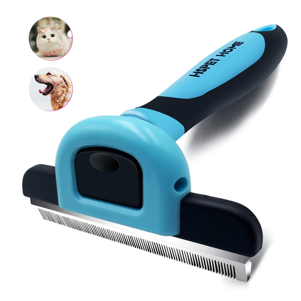HSpet-HOME Pet Hair Shedding Tool for Dogs and Cats Dog Grooming Tool Effectively Reduces Shedding by UP to 95% Professional Deshedding Brush (Large, Blue) (B089LRCLRV) Amazon Price History, Amazon Price Tracker