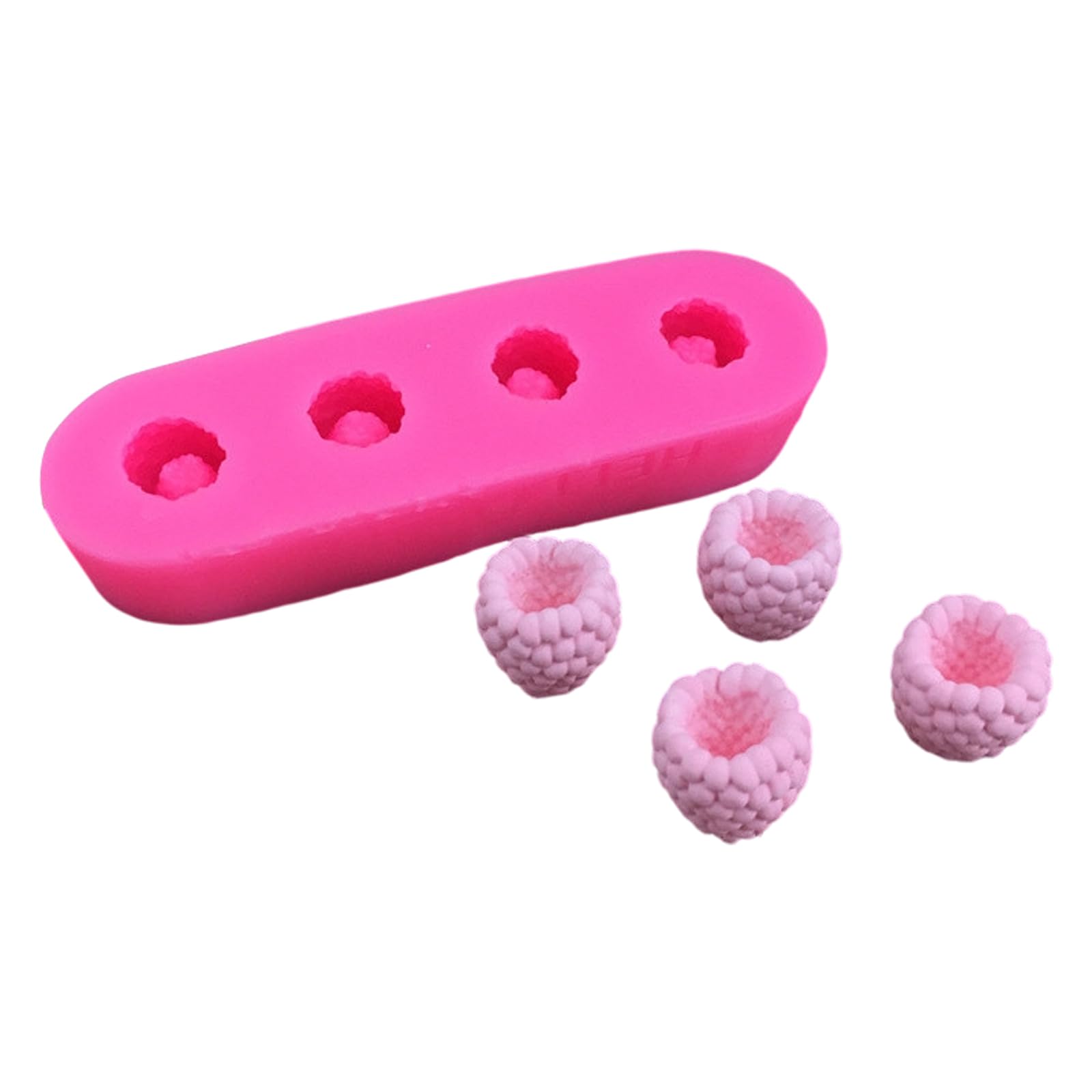 Xinsheinelry And Raspberry Silicone Baking Molds Party Dessert Great for Treats and Party Decorations Heart Molded Baking