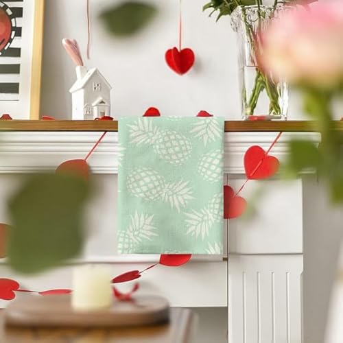 Eveokoki FRUITSTYLEDISH-82PT Kitchen Dish Towel 16 X 24 Inch Pineapple Dishcloth Watercolor Fruit Decorative Hand Drying Tea Towel thumb #2