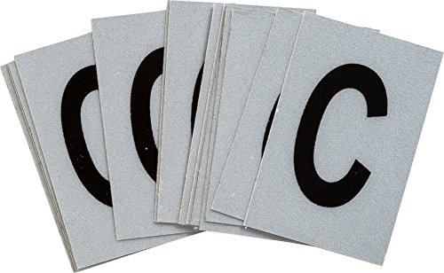 Chiffres lettres réfléchissants Brady 5900-c 59012 de qualité durable pour entrepôt et parking