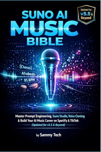 Suno AI Music Bible: Master Prompt Engineering, Suno Studio, Voice Cloning & Build Your AI Music Career on Spotify & TikTok (Updated for v5.5 & Beyond) (Ai Guide Handbook collection) image 2