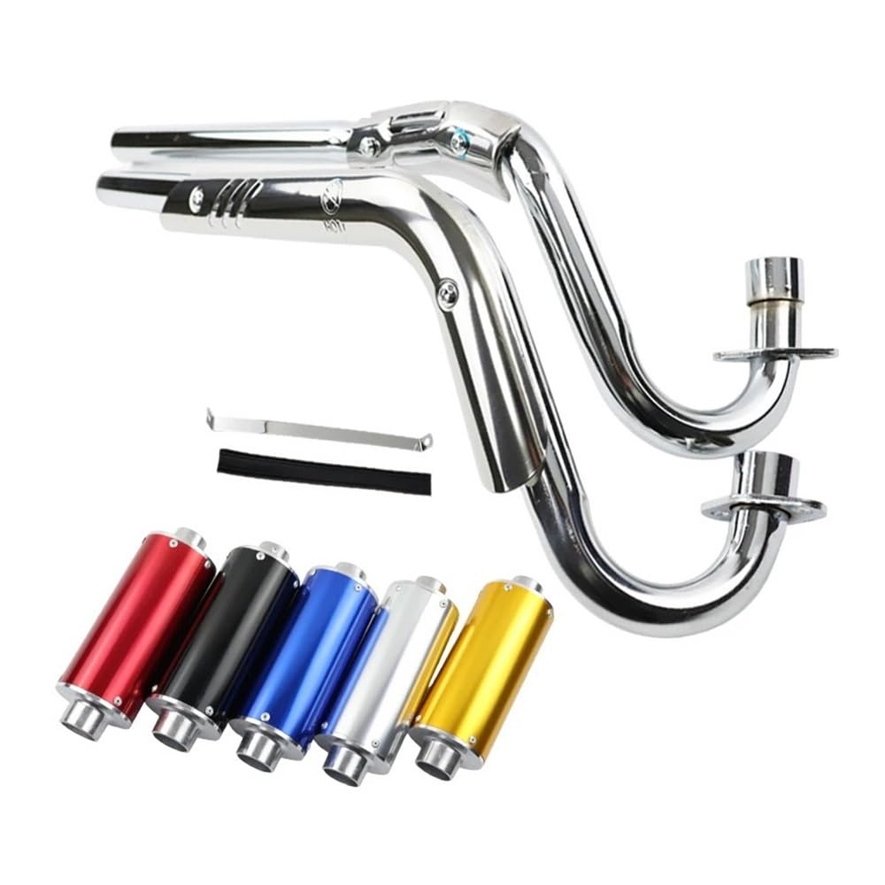 Silencieux D'échappement Kit D'assemblage De Silencieux D'échappement Moto Pour XR CRF50 50cc 110cc 125cc Motocross