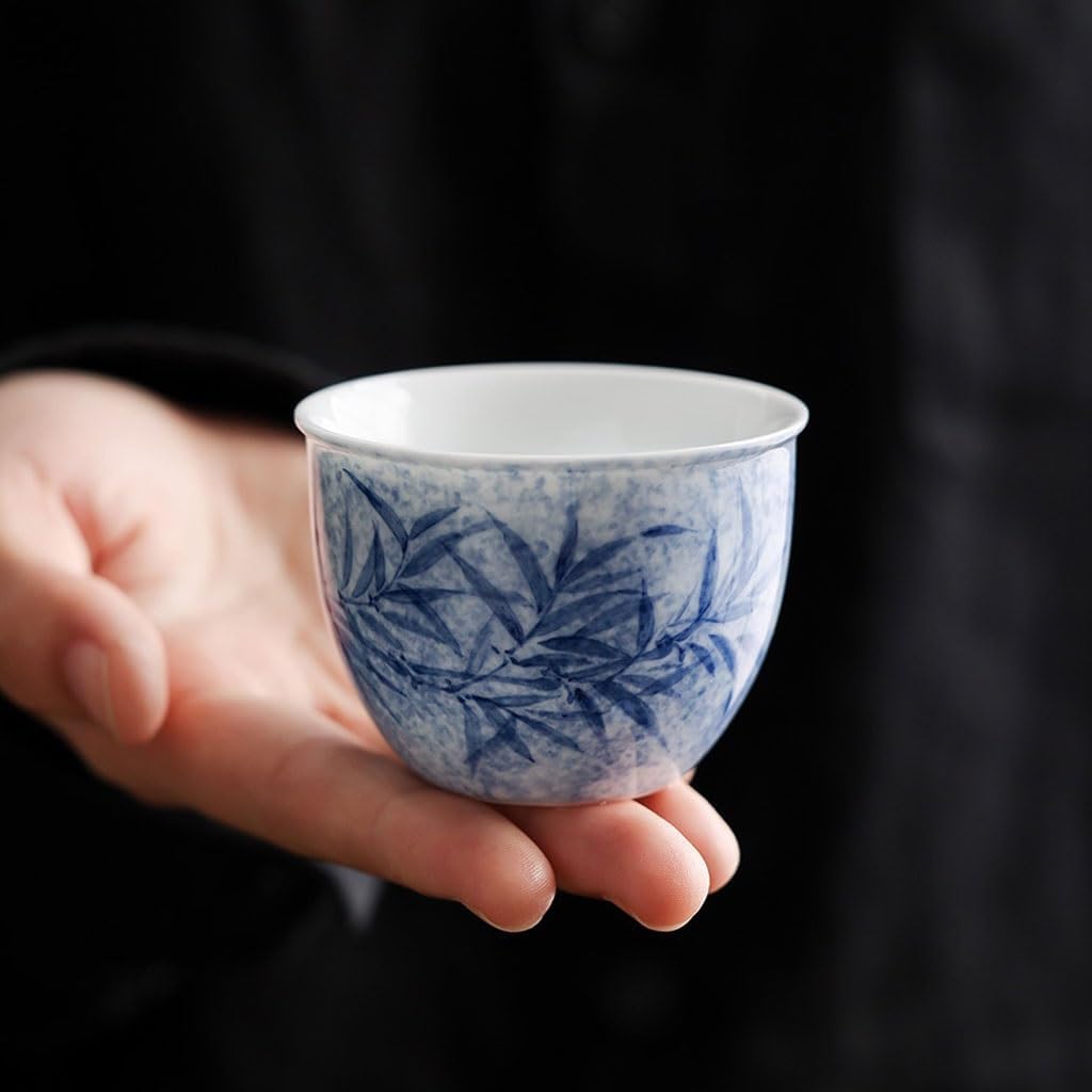 GSOUL Kungfu Tea cup Home Kung Fu Tea Set Cups Hand-painted Ceramic Host Personal Single Cup Office Small Tea Cups