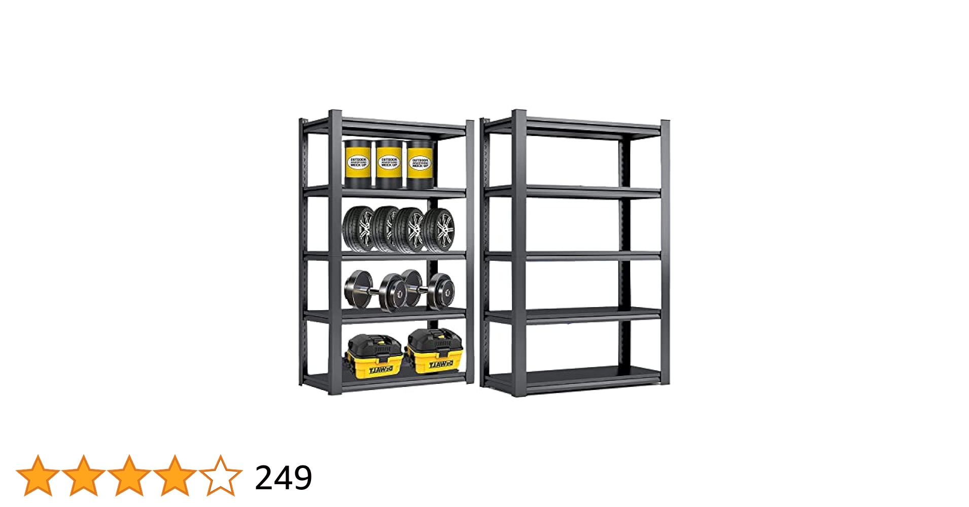 PTUWODS スチールラック本体高耐荷重収納棚 (120*40*183cm) 【公式通販】