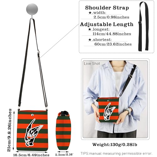 CMNIM Horror Movie Merchandise Gifts Character Crossbody Bag Movie Inspired Shoulder Scary Killer Lover4