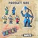 Viozakanry 50Pcs Mini Knight Figures Bulk Small Knight Action Figurines Medieval Castle Soldier Tiny Toy Statues for Party Favors Gift Bag Filler Hide and Seek Props Book Desk Office Cake Decoration
