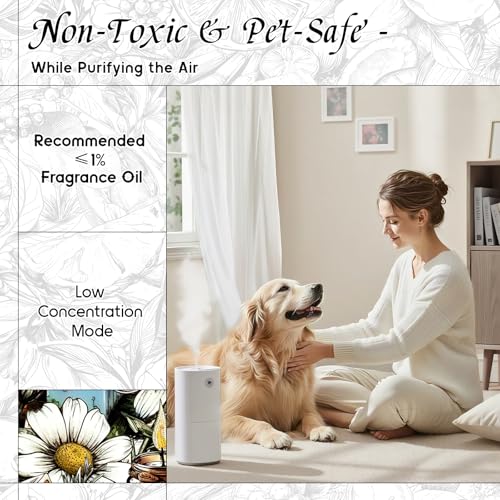 Image of HIQILI Chamomile Fragrance Oil for Candle, Soap Making - 5.07 Fl Oz | Use in Essential Oil Diffusers, Add to Body Lotion, Laundry Dryer Balls, Long-Lasting Scent, Graduated Dropper Included