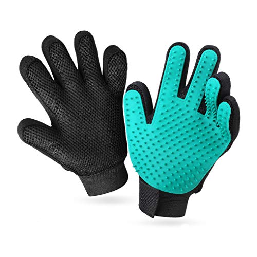 YWD Pet Grooming Glove Hair Remover Brush Hair Removal Gloves-Efficient Pet Hair Removal