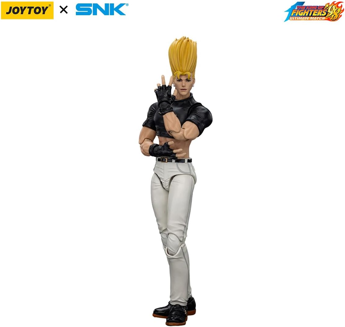 JOYTOY Action Figures SNK KOF 98UM Hero Team 1/18 Movable Model Collectible Figurine (Benimaru Nikaido)