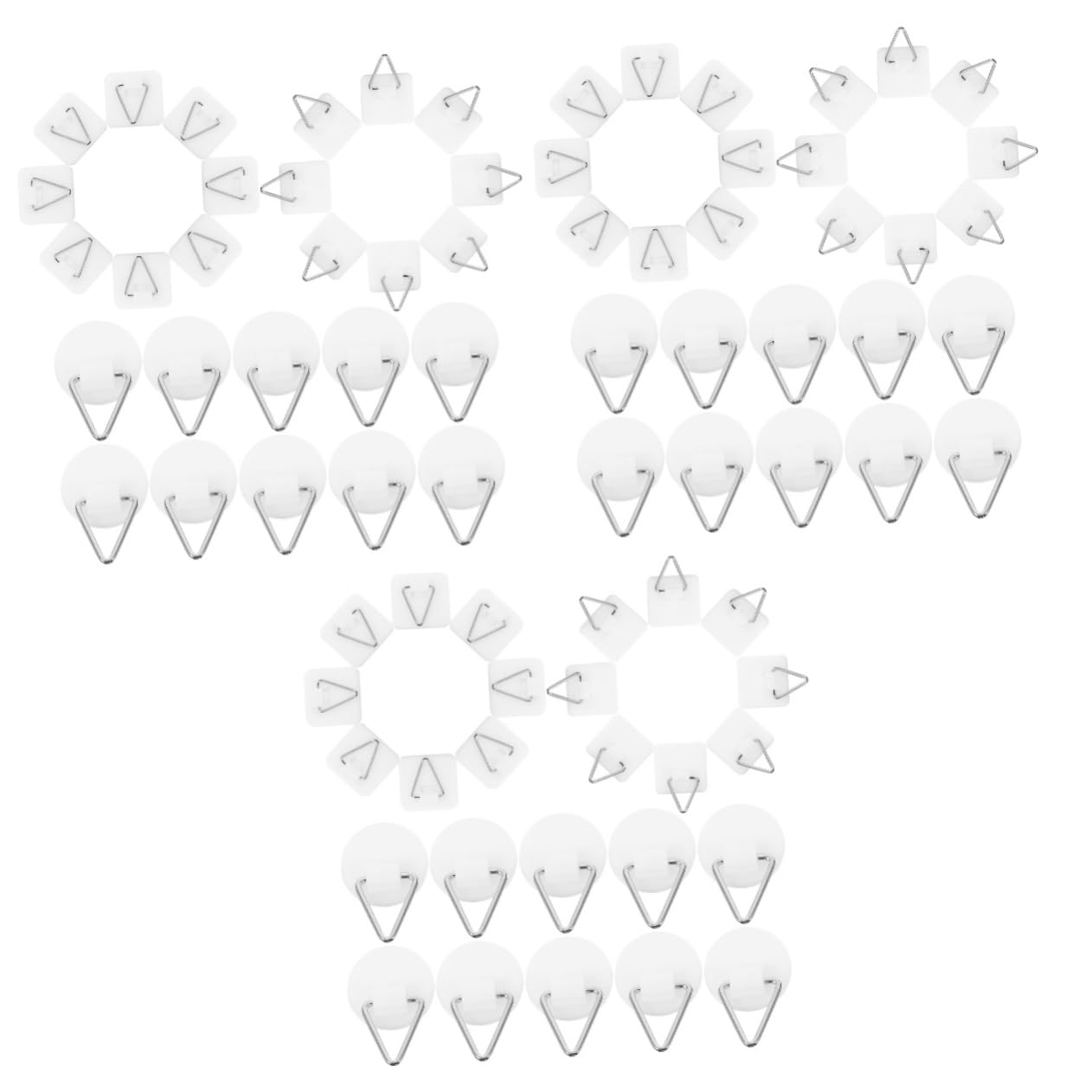 Adhésifs mural traceless jojofuny : 135 pièces de fixations transparentes pour cadre