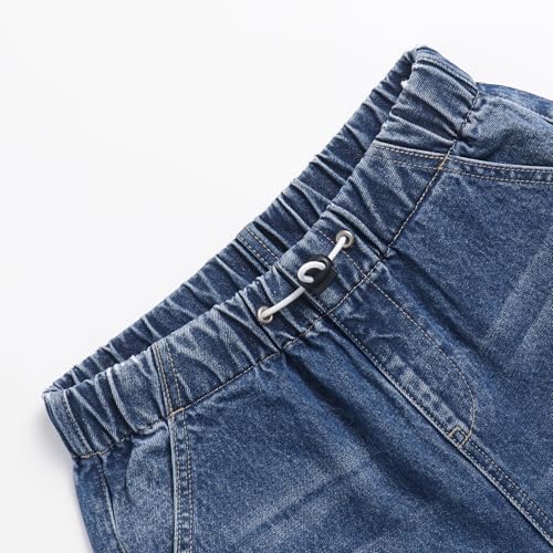 Women’s Wide Leg Baggy Jeans - Mid-Rise Stretch Denim Pants with Comfortable Loose Fit3