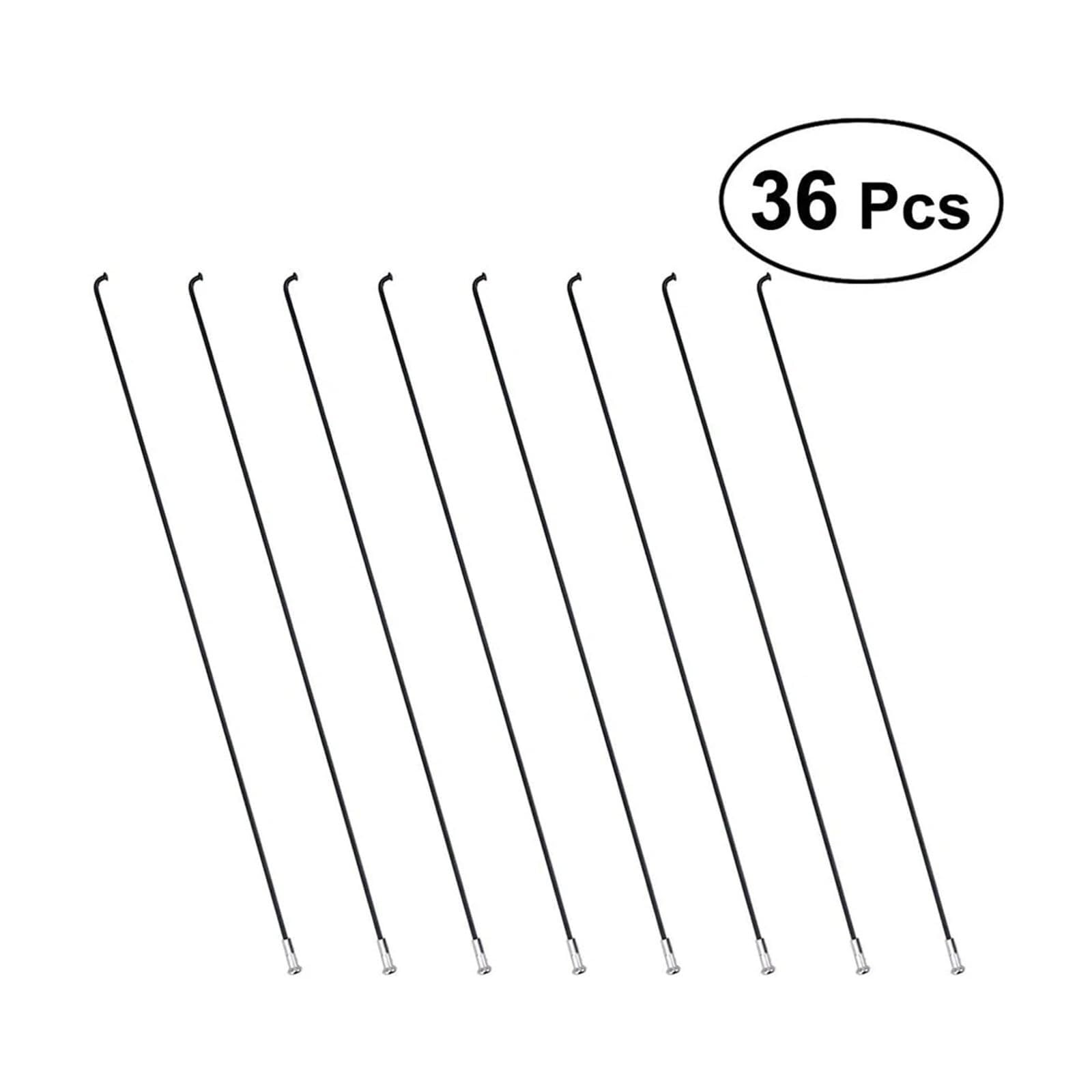Raggi Bicicletta Raggi 36 Pezzi Accessori Bici 170mm-290mm 26 Pollici 700C Ruote for Mountain Bike Capezzoli for Raggi for Biciclette for Ciclo in Acciaio Inossidabile