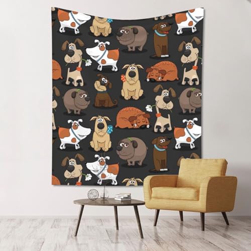 Tapisserie murale Corgi SHuWeiD ultra douce et légère pour décoration de chambre