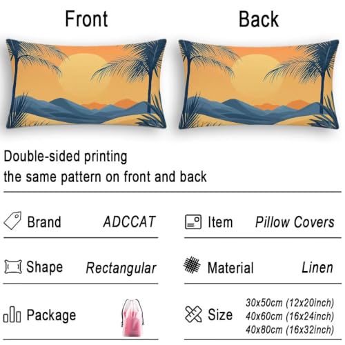 Fundas cojines exterior impermeable 40x60 estilo playa para terrazas 7