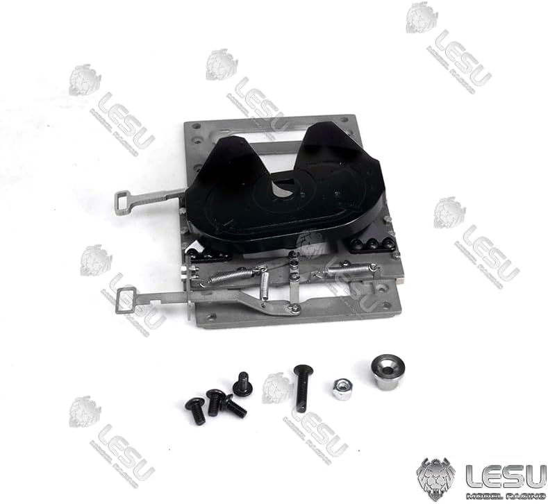 Lesu Metal Movable Fifth Wheel Traction 1/14 Rc for Tamiyay Tractor Truck Trailer