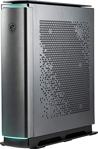 MSI Prestige P100A 9SD-056EU Ordinateur de Bureau pour Content Creator, Intel Core i7-9700F, Nvidia GeForce RTX 2070 Super 8Go, RAM 32Go, HDD 2To et SSD M.2 1To, Windows 10 Pro Gris
