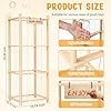 Woodure Stuffed Animal Storage & Organizer, Wooden Cute Zoo Toy Holder for Toddler Rooms, Playrooms & Bedrooms #3