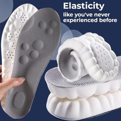 Image of Purastep Memory Foam Shoe Insole, Shock Absorption Sports Inserts Anti-Slip Cropable Insoles Arch Support Orthotic Insoles Soft Elastic Insoles for Men Women | EU 39-40 | 1 Pair