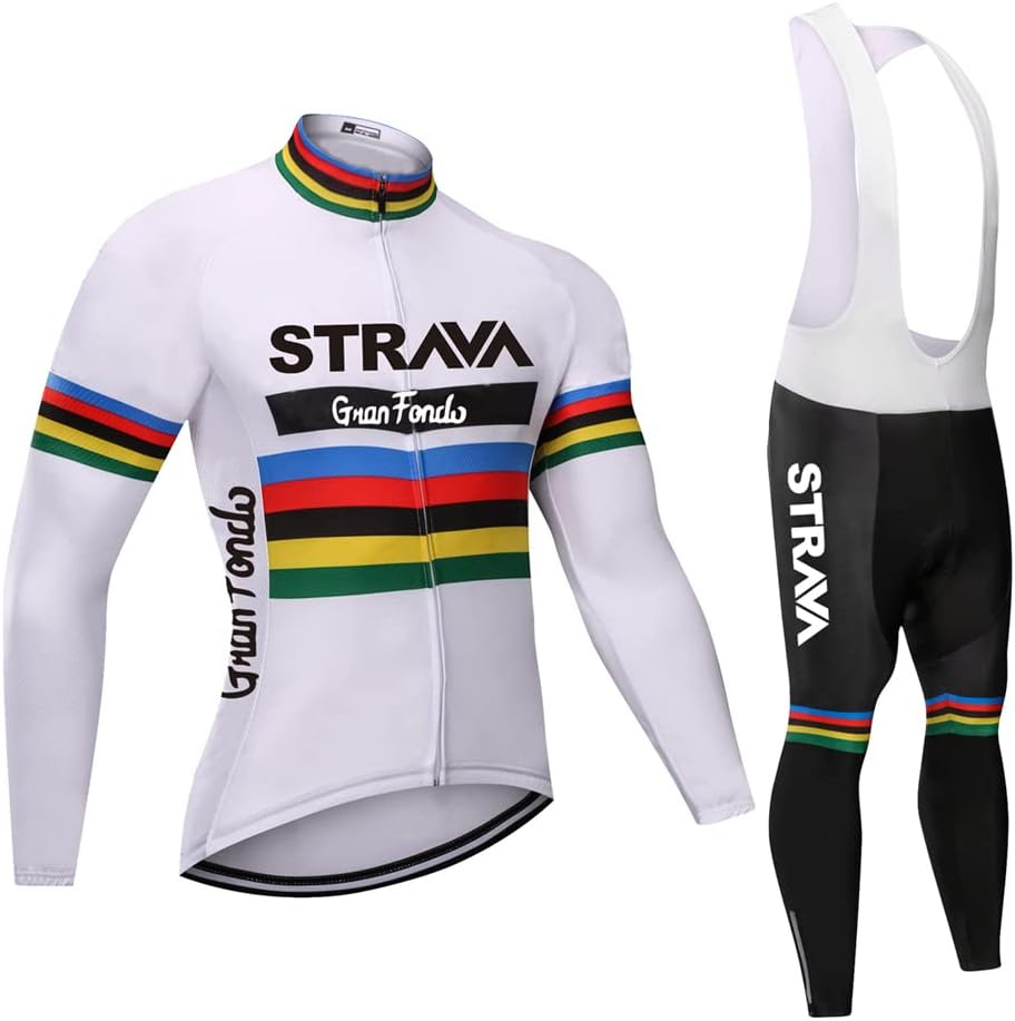 Cycling Jersey Men Set Bib Shorts Set Summer Mountain Bike Bicycle Suit Anti-UV Bicycle Team Racing Uniform Clothes
