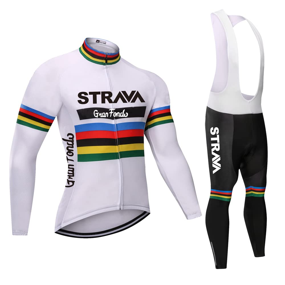 Cycling Jersey Men Set Bib Shorts Set Summer Mountain Bike Bicycle Suit Anti-UV Bicycle Team Racing Uniform Clothes