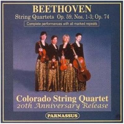 Beethoven: String Quartets, Op. 59, Nos. 1-3, Op. 74