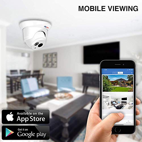 Ultrahd 4K (8Mp) 2.8Mm Turret Poe Ip Security Camera, Day/Night, Ir, H.265 #TOP2