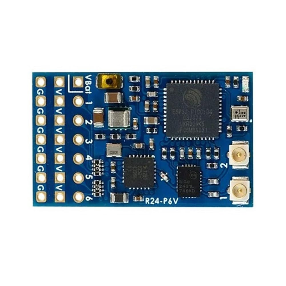 Ricevitore PWM Vario ELRS 2.4GHz ELRS-R24-P6V con Barometro per Aeromodelli RC FPV Drone Aliante