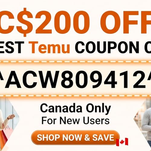 『C$200 OFF LaTeSt ↹ Temu Coupon Code ‖✦^acw809412^✦‖ Canada For New Users』のカバーアート