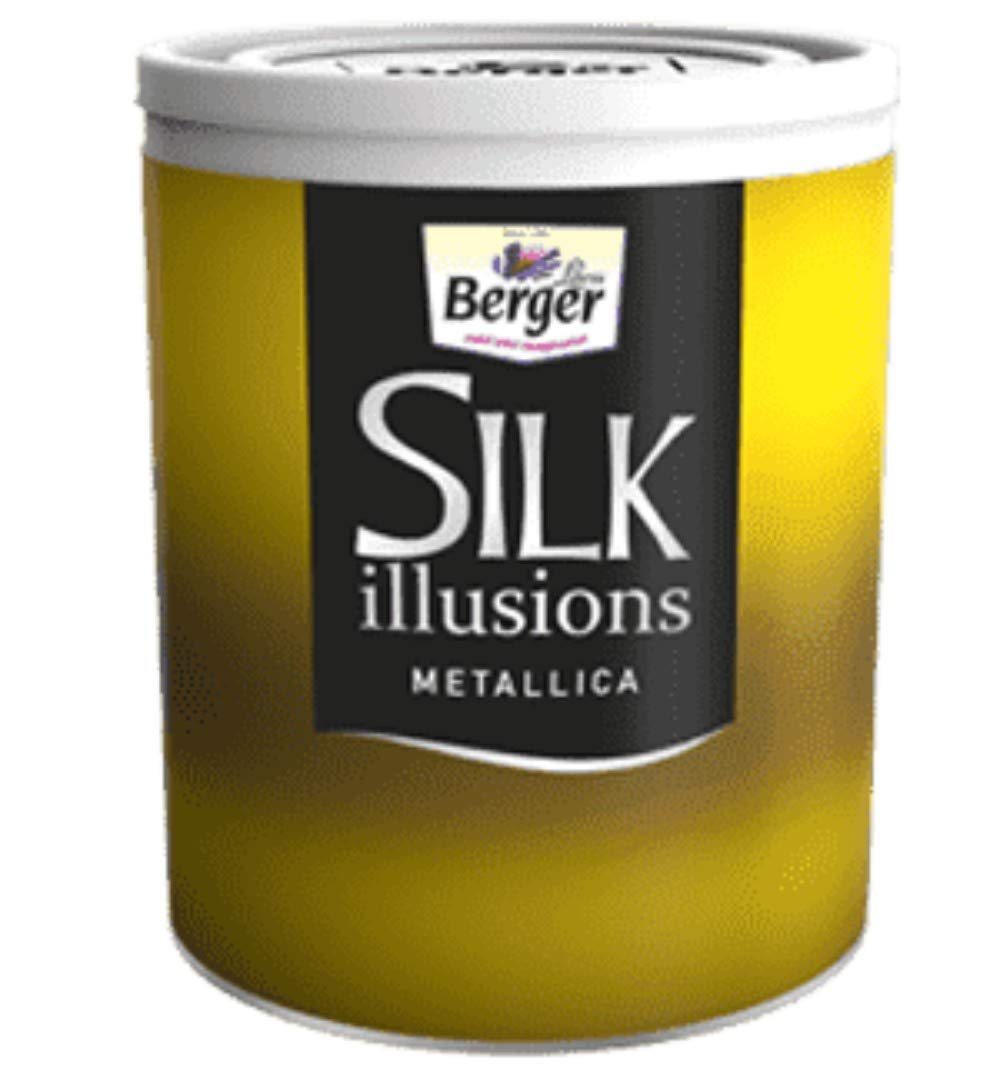 Berger Silk Illusions Metallica Silver (200 ml,Silver)