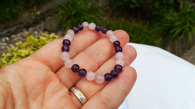 Dreamtimes Bracelet Anneau De Doigt Bracelet Améthyste