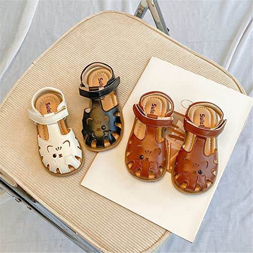 Kids Girls Sandals Casual Sticky Shoelaces Light Weight Adjustable Straps Summer Little Child/Big Kid Girls Sandals 32