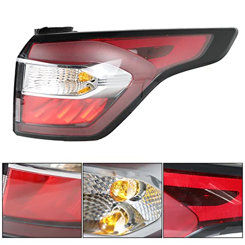 Wflnhb Right Side Outer Tail Light Assembly Replacement For 2017 2018 2019 Ford Escape Kuga Passenger Side Rear Brake Lamp With Blub Gj5Z-13404-C #TOP2