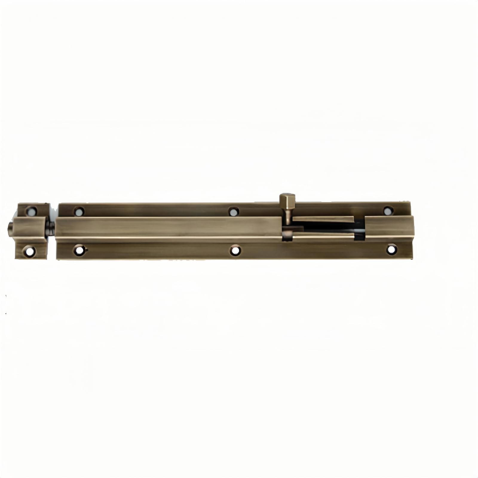 Boxonly Door Bolt 6 Inch Antique Pure Copper Bolts Barrel Slide Lock with Screws for Bathroom Toilet Gate and Shed Doors,Bronze Color