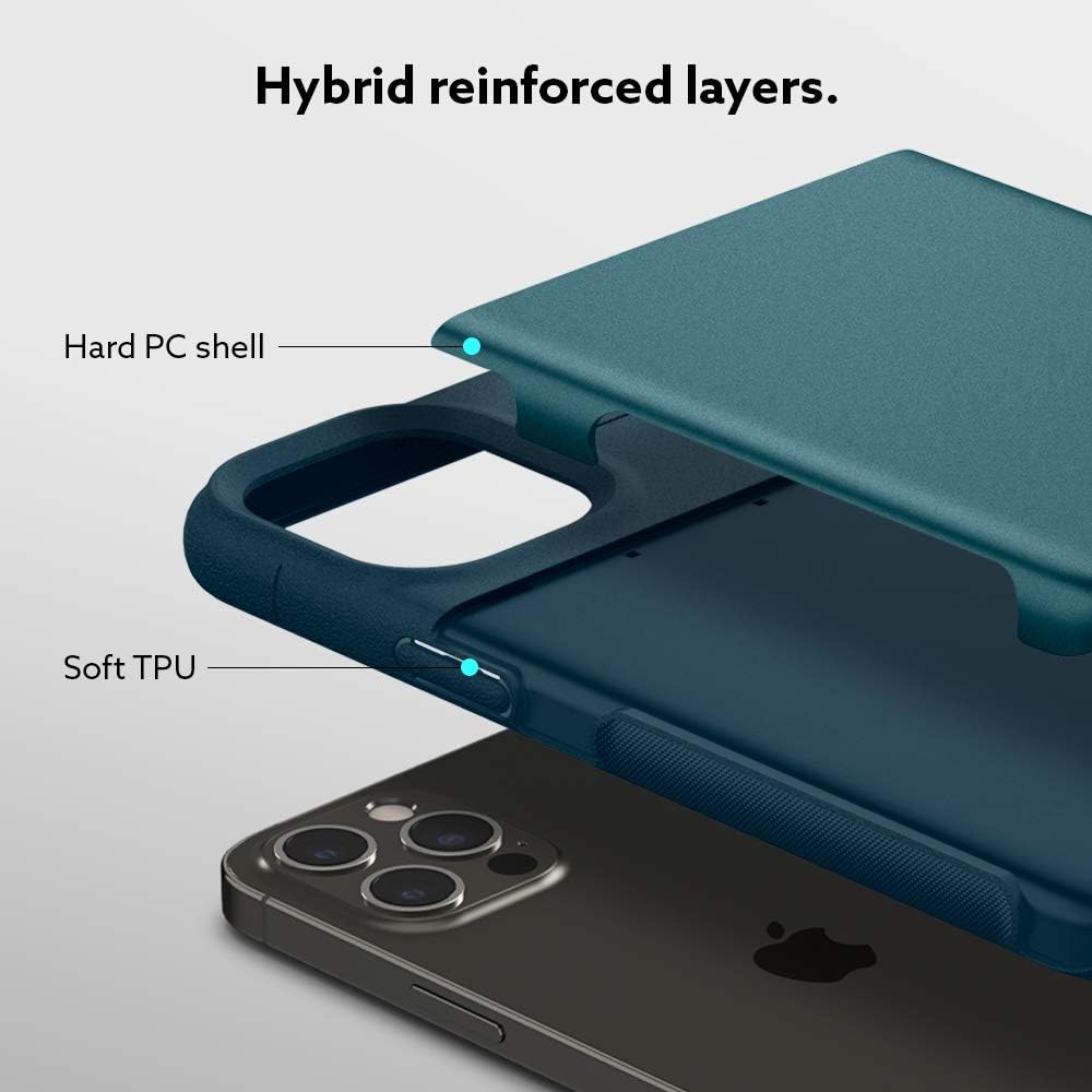Caseology Legion Compatible with iPhone 12 Pro Max Case (2020) - Stone Green