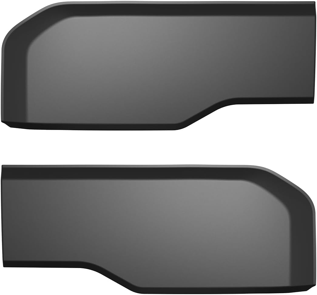 Front Bumper Guards Pads for Ford F-150 2024-2025, Front Bumper Inserts Protective End Caps Trim Cover Lower Grille Corner Anti-Scratch for Ford F150 2024 2025 Accessories, Black 2PCS