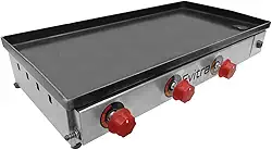 Chapa em Aço Inox para Grelhar Lanches 70x35 cm – Alta Resistência, Durabilidade e Distribuição Uniforme de Calor – Ideal para Hamburguerias, Food Trucks e Cozinhas Profissionais
