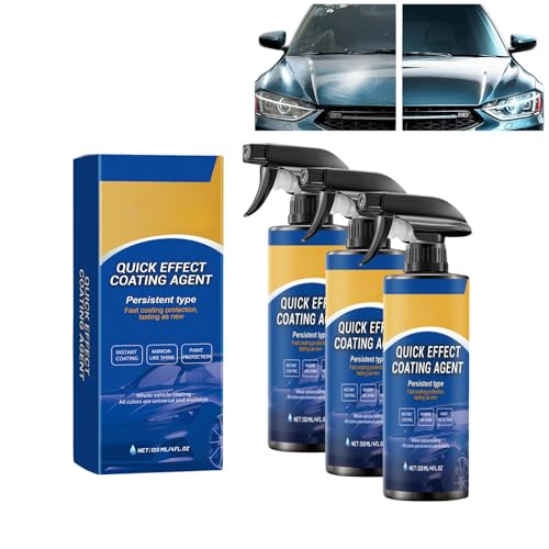 Agente de recubrimiento rápido para autos en spray, 3 piezas