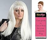 Storm Raingirl color White - Enigma Wigs Long Anime X Men Halle Cosplay Haley Berry Bundle w/Cap, MaxWigs Costume Wig Care Guide