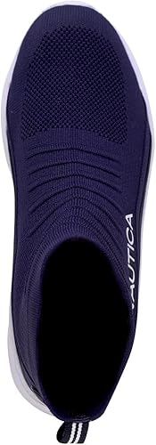 Miniatura 4 de Nautica Tenis altos para hombre con soporte extra en el tobillo (sin cordones y con cordones)