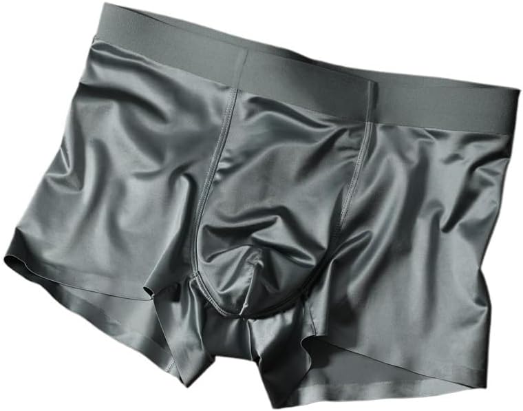 Straight-leg pants, sporty style Mid Waist Breathable Boxer Seamless Ice Men's Underwear and the all-day comfort
