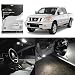 Partsam 2004-2012 Nissan Titan White Interior Light LED Package Kit (10 Pieces)