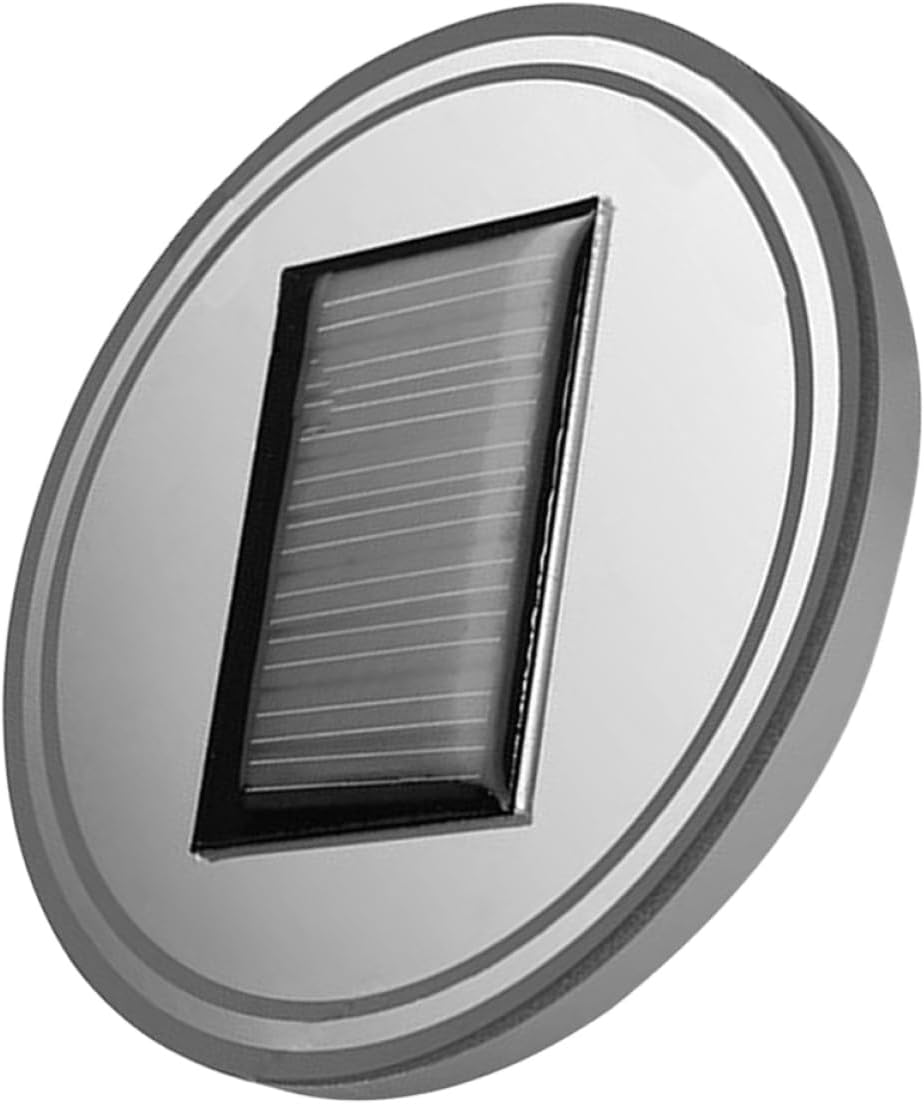Glowing Water Coaster Solar-Powered Car Interior Light Wine Coasters for Drinks
