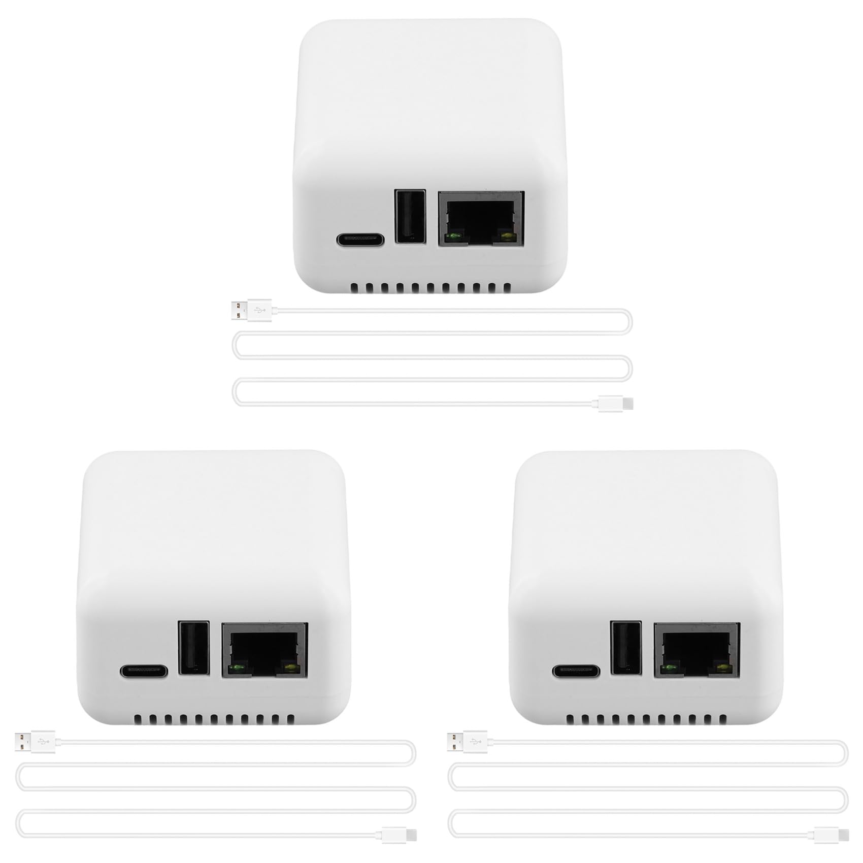 3X P330 Print Server Połączenie Kablowe USB 2.0 Łatwe Drukowanie, NP330 Cloud Printing Serwer Wydruku