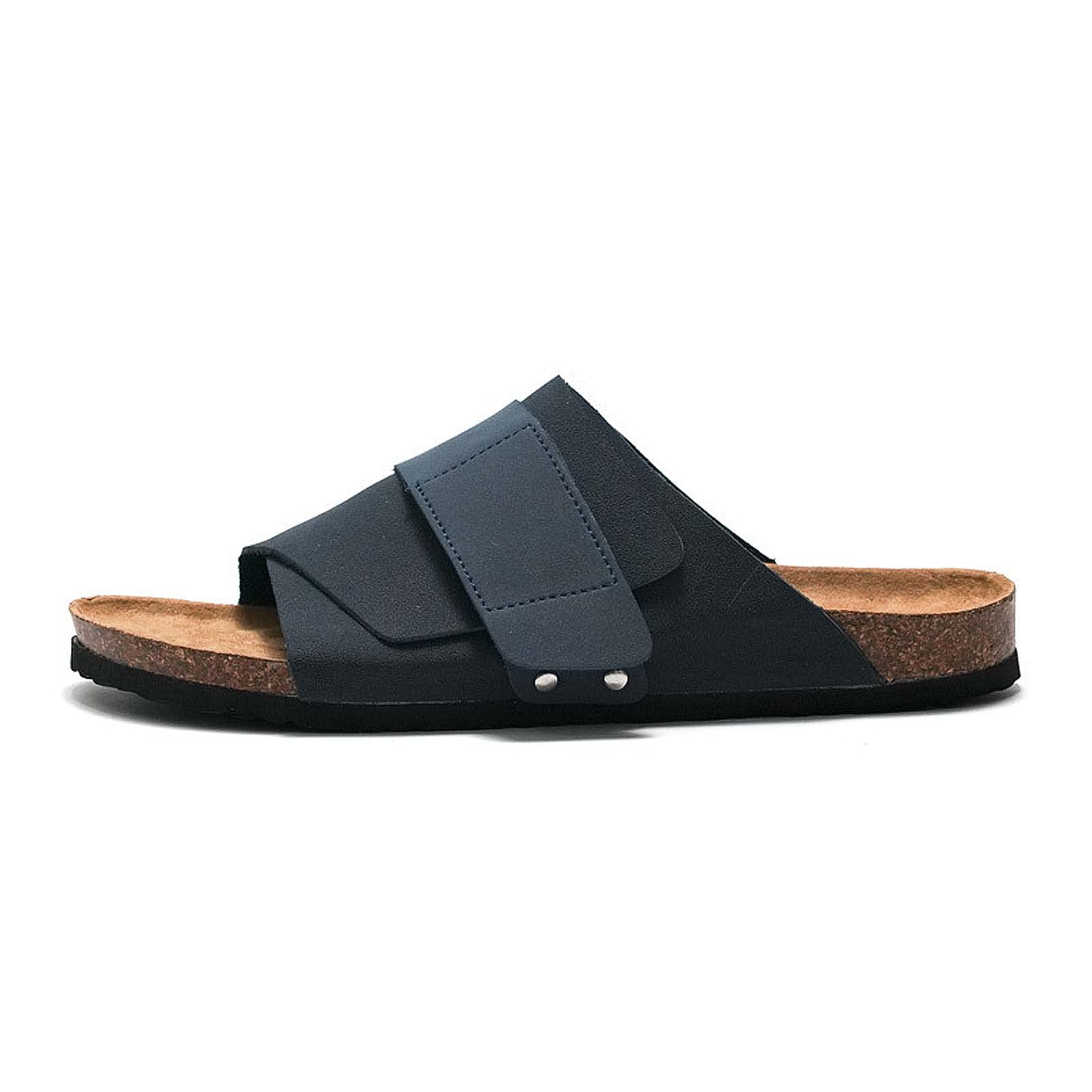 Velcro strap et semelle liège pour soulager vos pieds en sandales