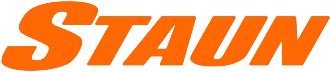 "STAUN" Staun Tyre Deflators Vinyl Decal (Orange) : Automotive