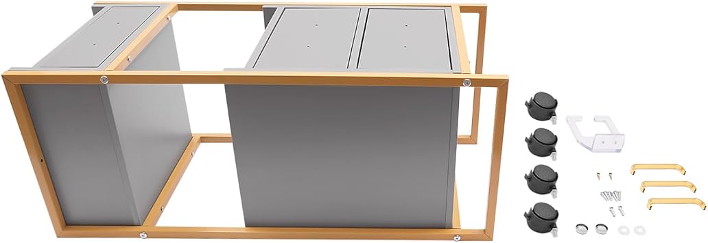 Hair Salon Storage Cart with Wheels,Barber Storage,Trolley Barber Shop Tool Cabinet,Hairdressing Tools Station Mobile Makeup Case,Multipurpose Tool Cart (Grey)