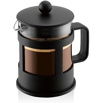 Bodum Kenya Coffee Maker (French Press System &ndash; Dishwasher Safe &ndash; Black
