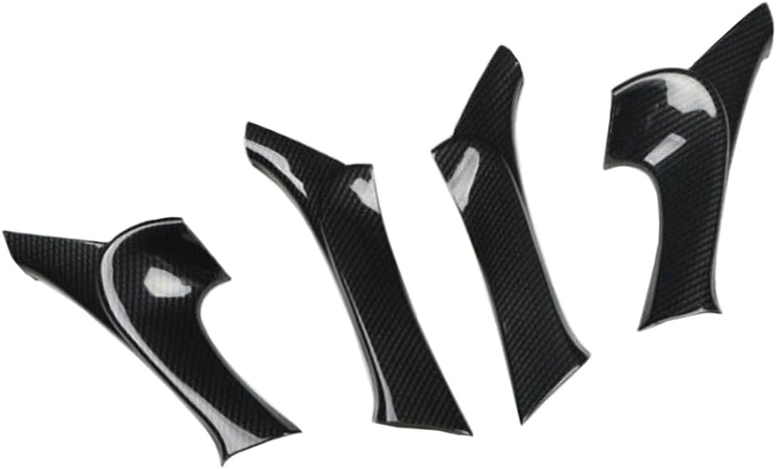 4Pcs Carbon Fiber Color Interior Door Armrest Panel Trim Plastic for Lexus is F 250 350 2006 2007 2008 2009 2010 2012 2013