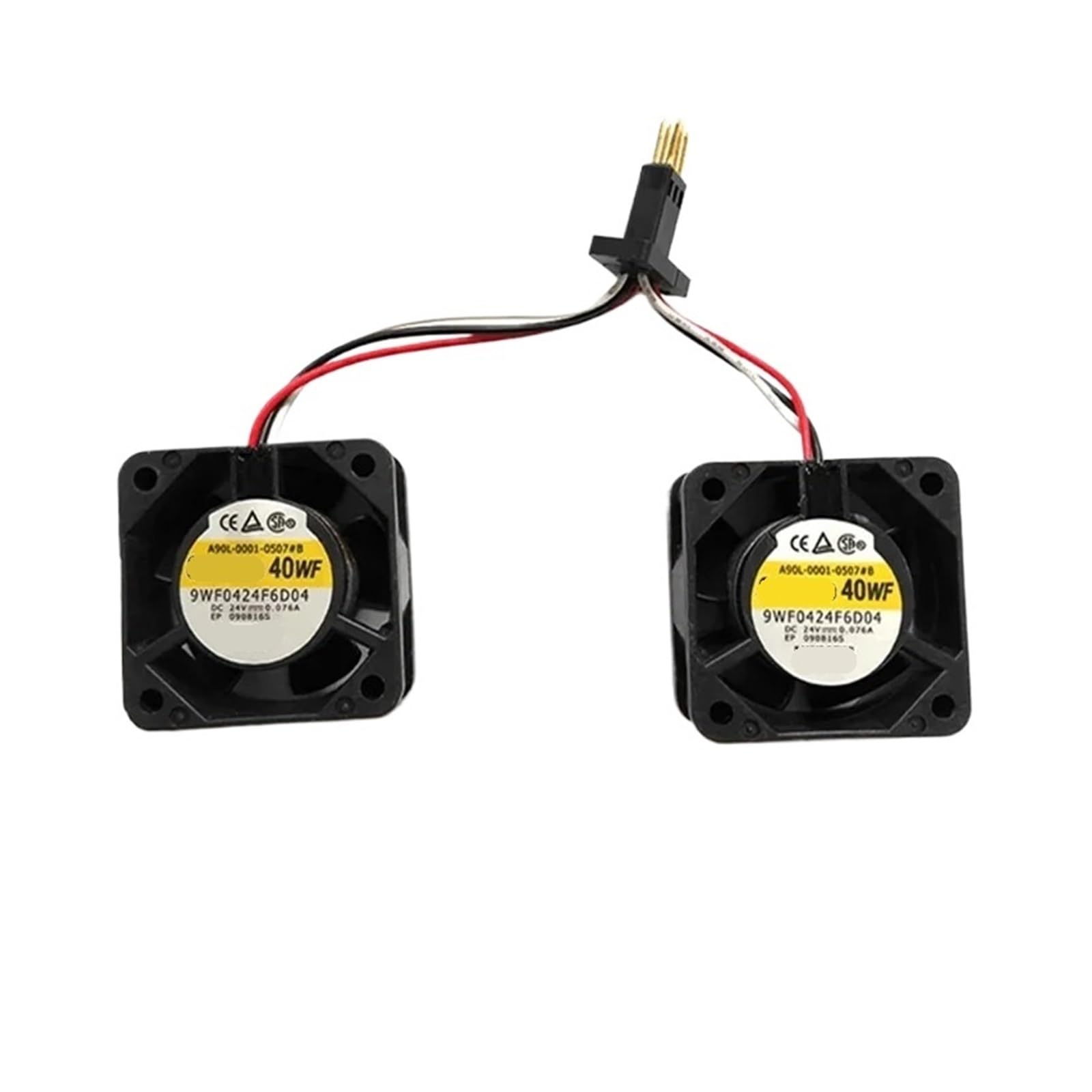 YMUGUEGH 4cm fan 9WF0424F6D04 24V 0.08A A90L-0001-0507#B 4020 cooling fan