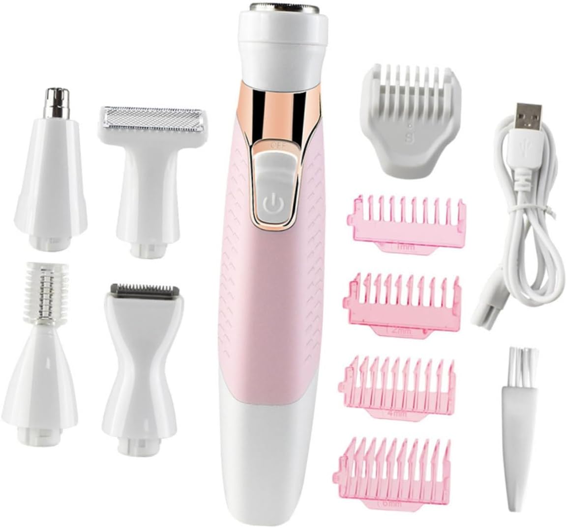 Angoily Shaver for Women Rechargeable Washable Eyebrow Trimmer Body Hair Remover Lightweight Ergonomic Design for Easy Grooming Anytime